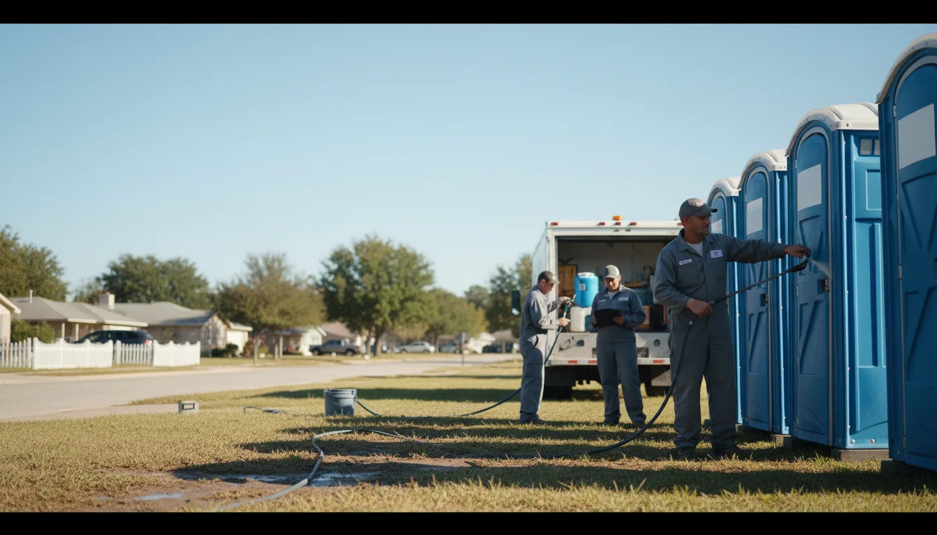Long-Term Portable Toilet Rental in Little Rock, AR near me